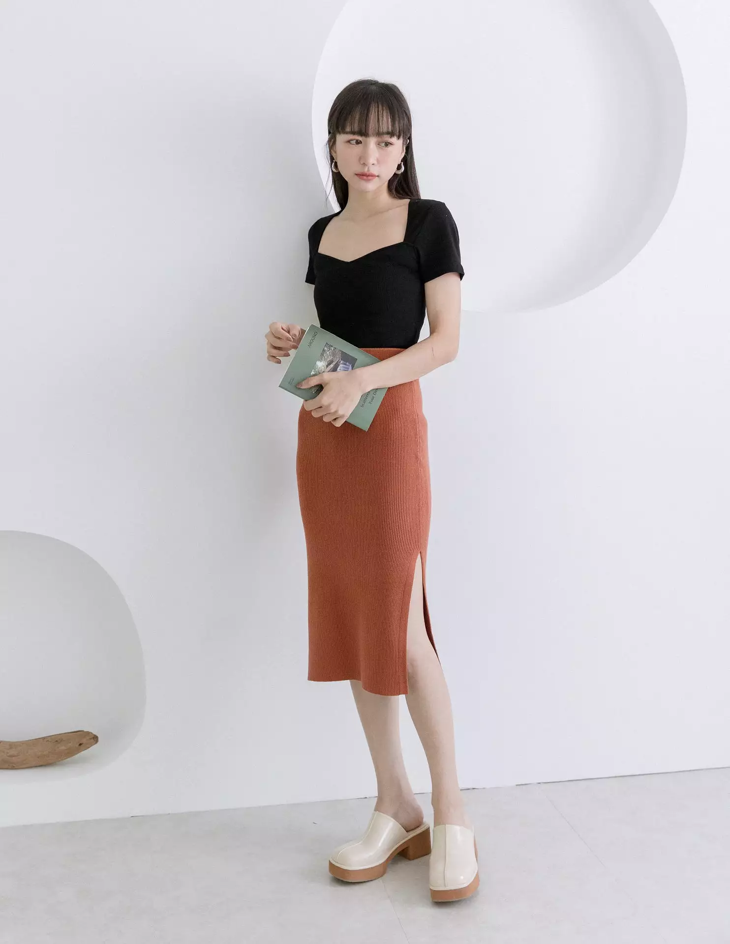 Rust Colored Eliza Skirt-dress