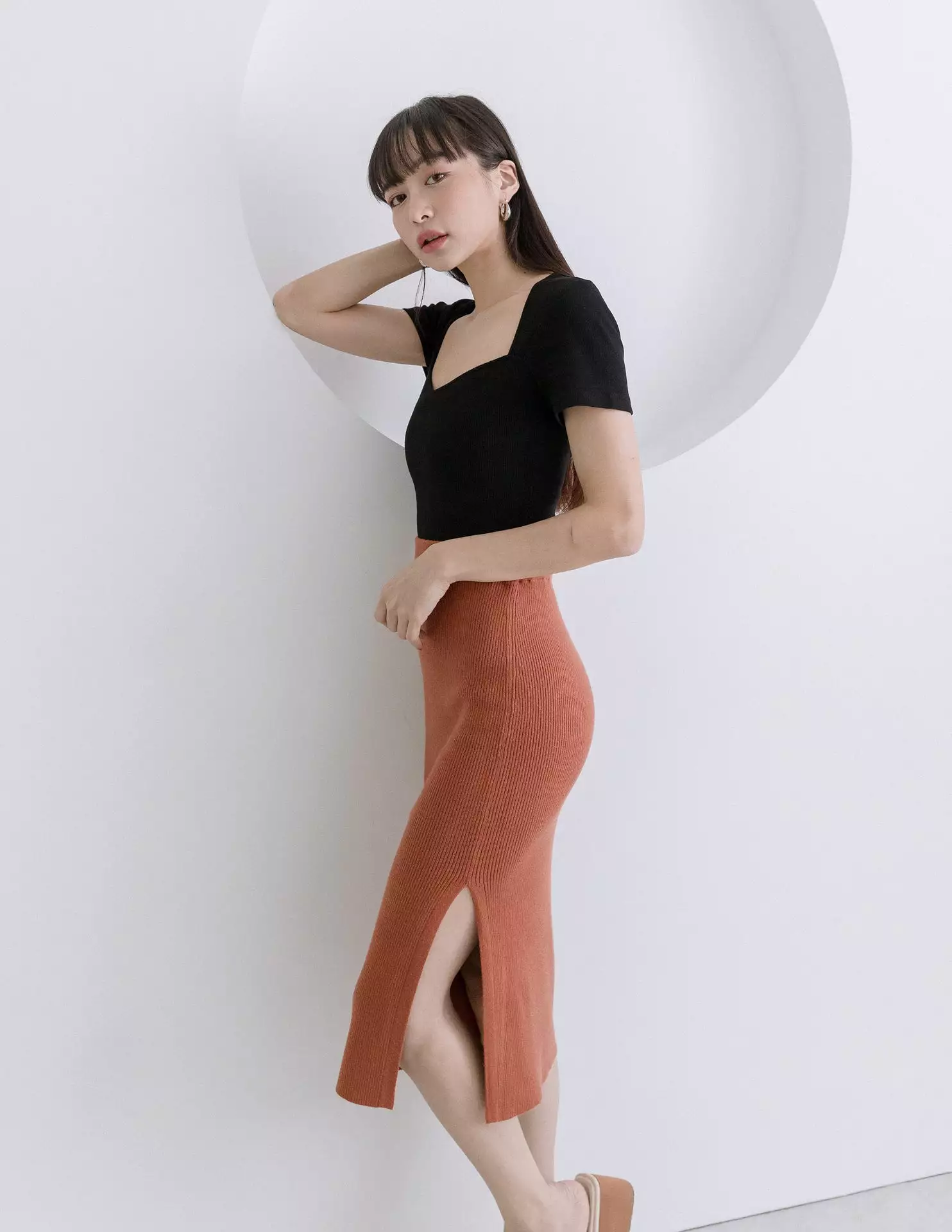 Rust Colored Eliza Skirt-dress