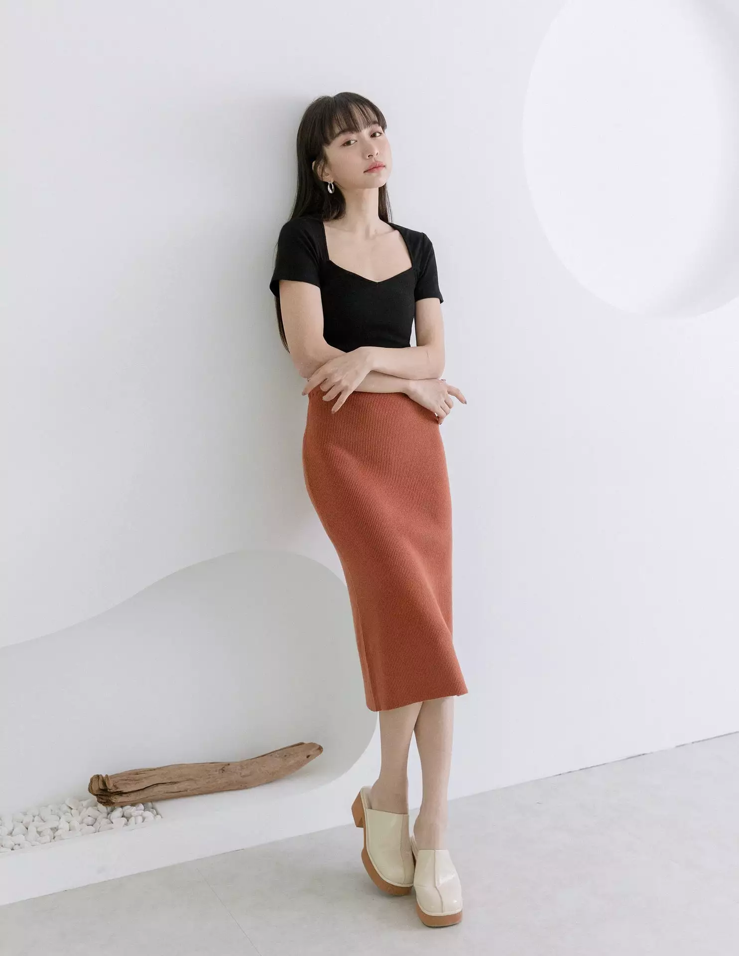 Rust Colored Eliza Skirt-dress