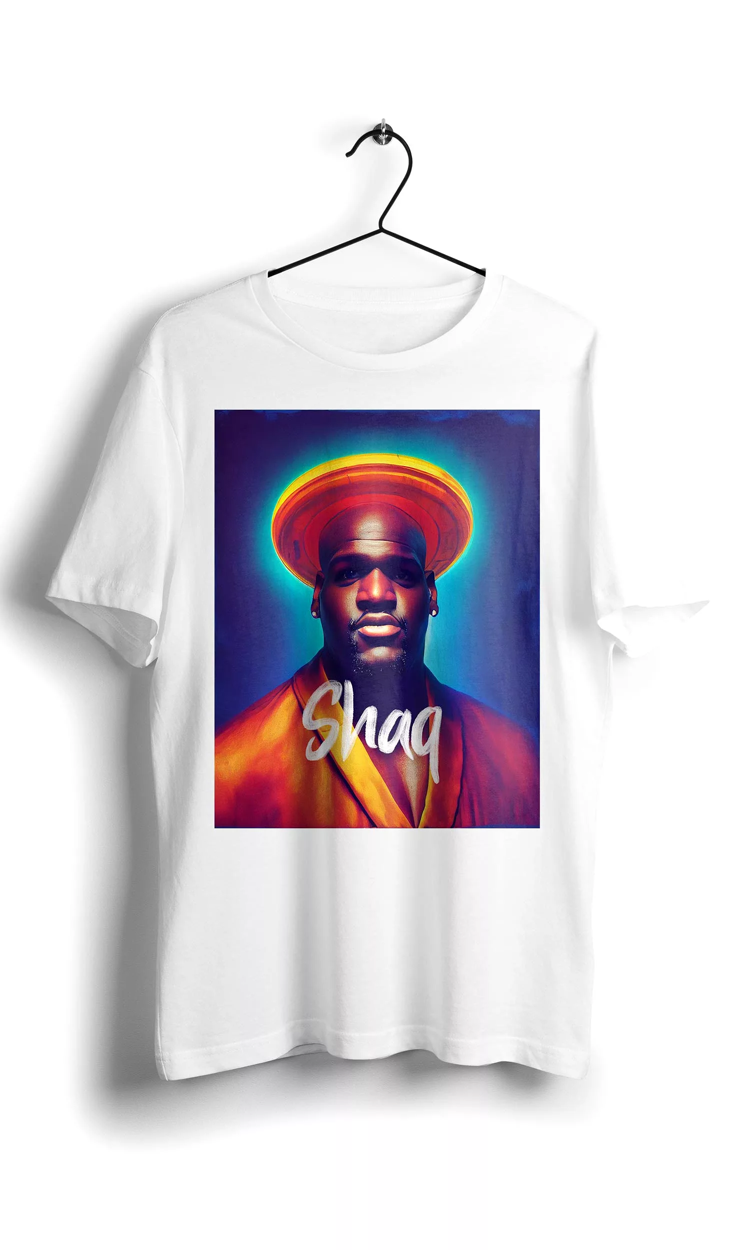 Shaquille O'Neal NBA legends tee - white basic t-shirt with digital graphics