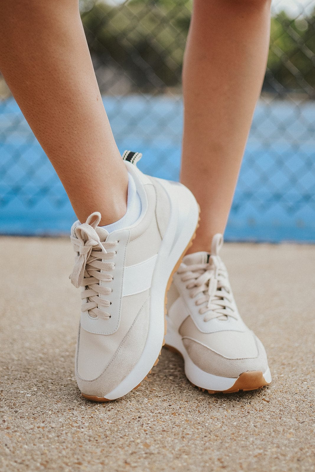 Shu Shop Serafina Cream Sneaker