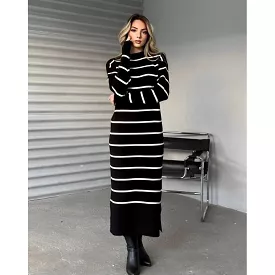 Side Slit Knit Dress