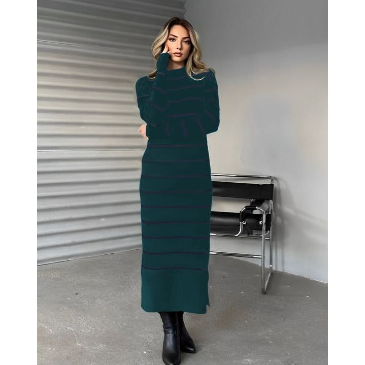 Side Slit Knit Dress