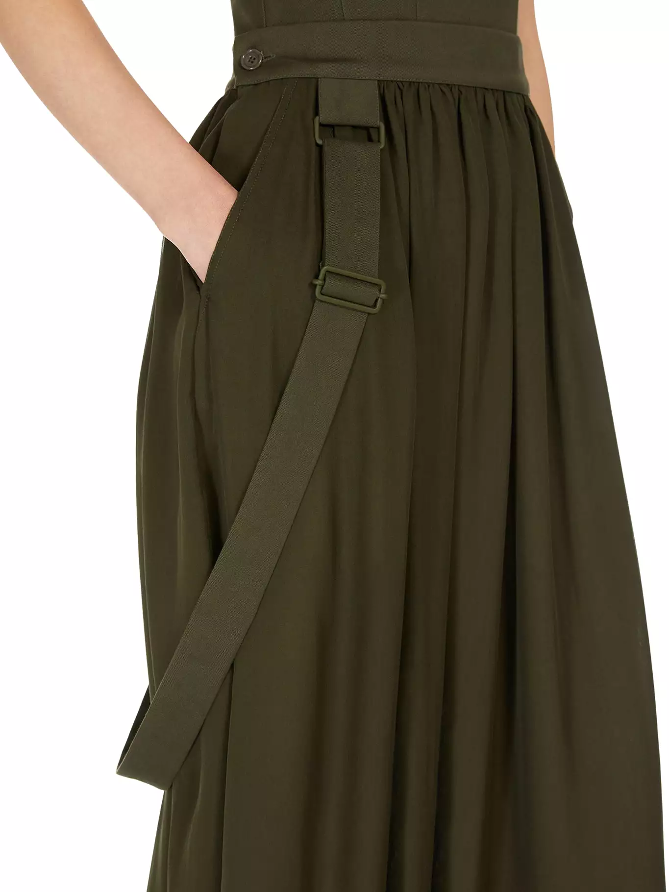 silk chiffon maxi skirt for women