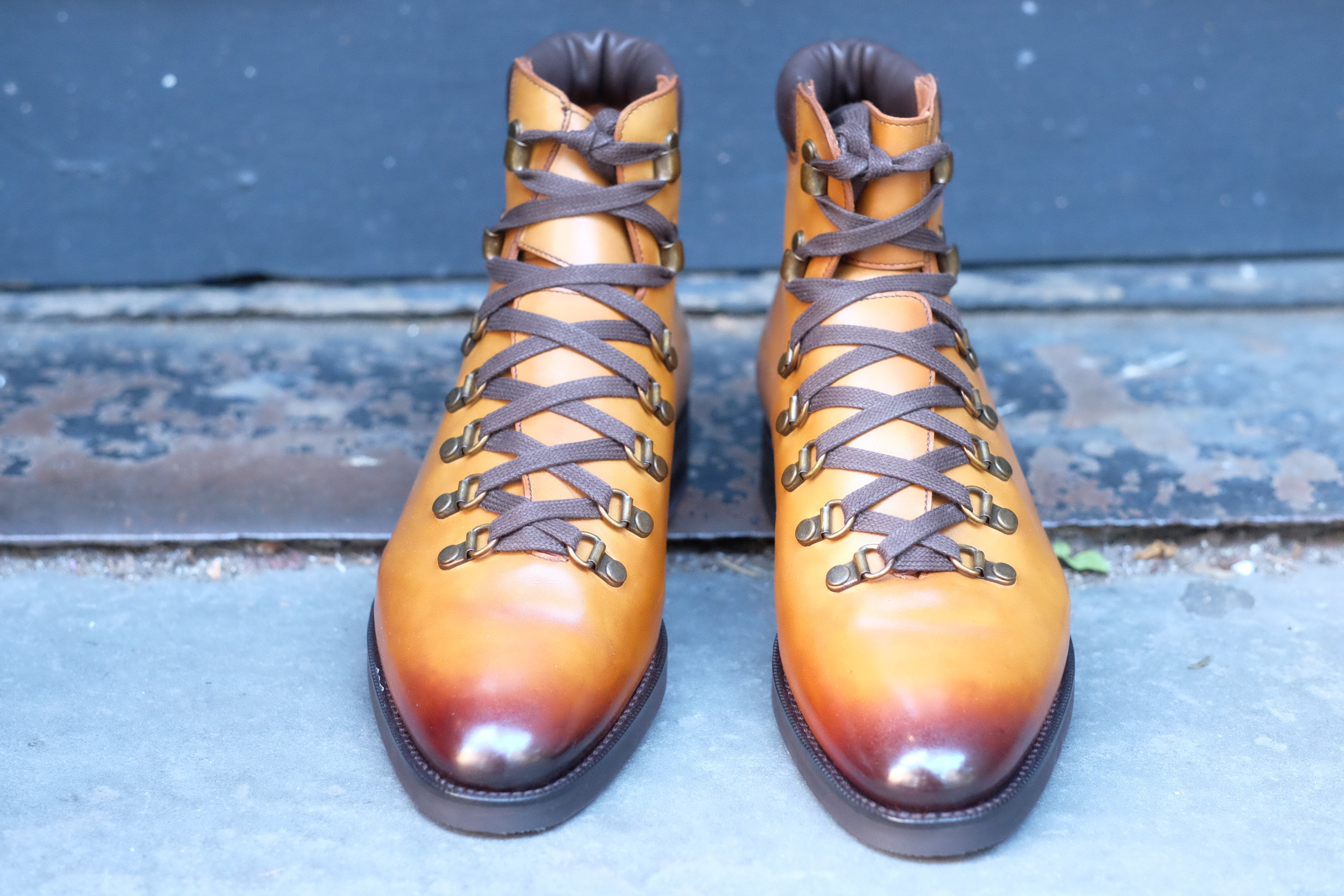 Snoqualmie MTO Shaded Tan Calf TMG Last Double City Rubber Sole