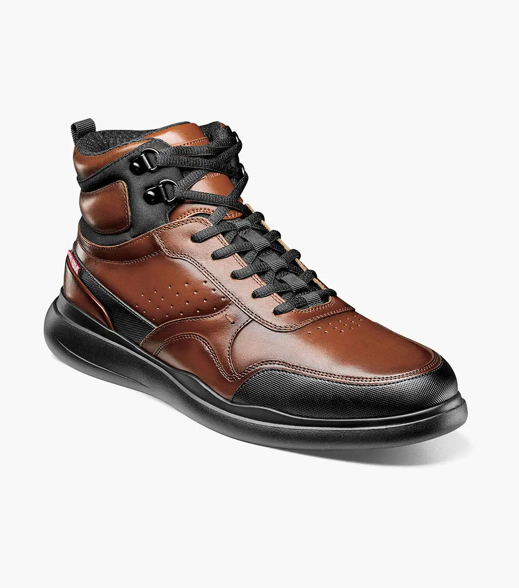 Stacy Adams Mayson U-Bal Lace Up Sneaker Cognac 25562-221