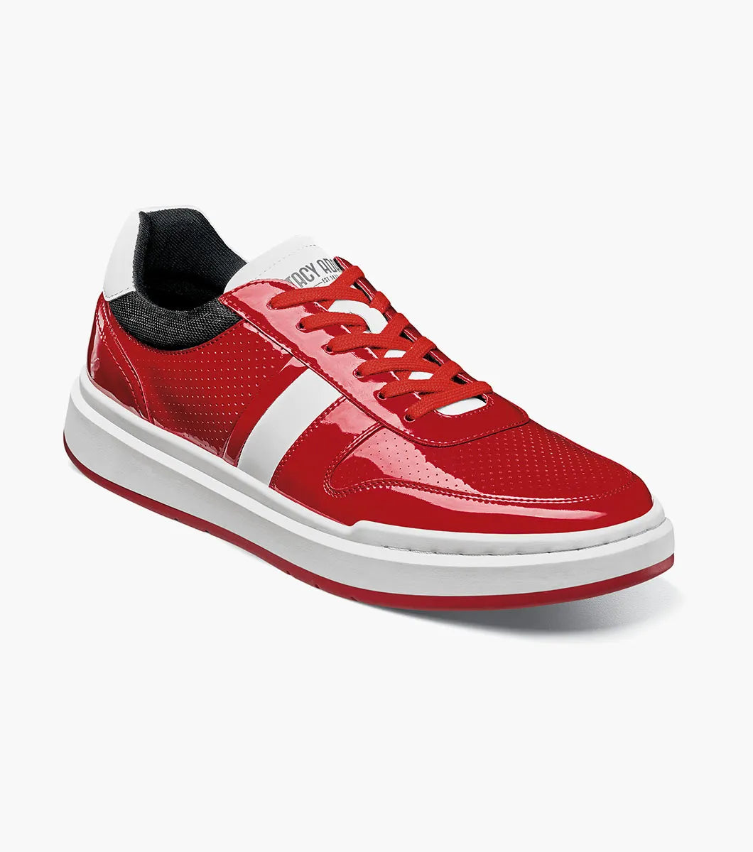 Stacy Adams Red CASHTON Moc Toe Lace Up Sneaker 25531-600