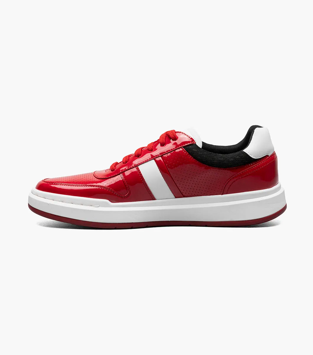 Stacy Adams Red CASHTON Moc Toe Lace Up Sneaker 25531-600