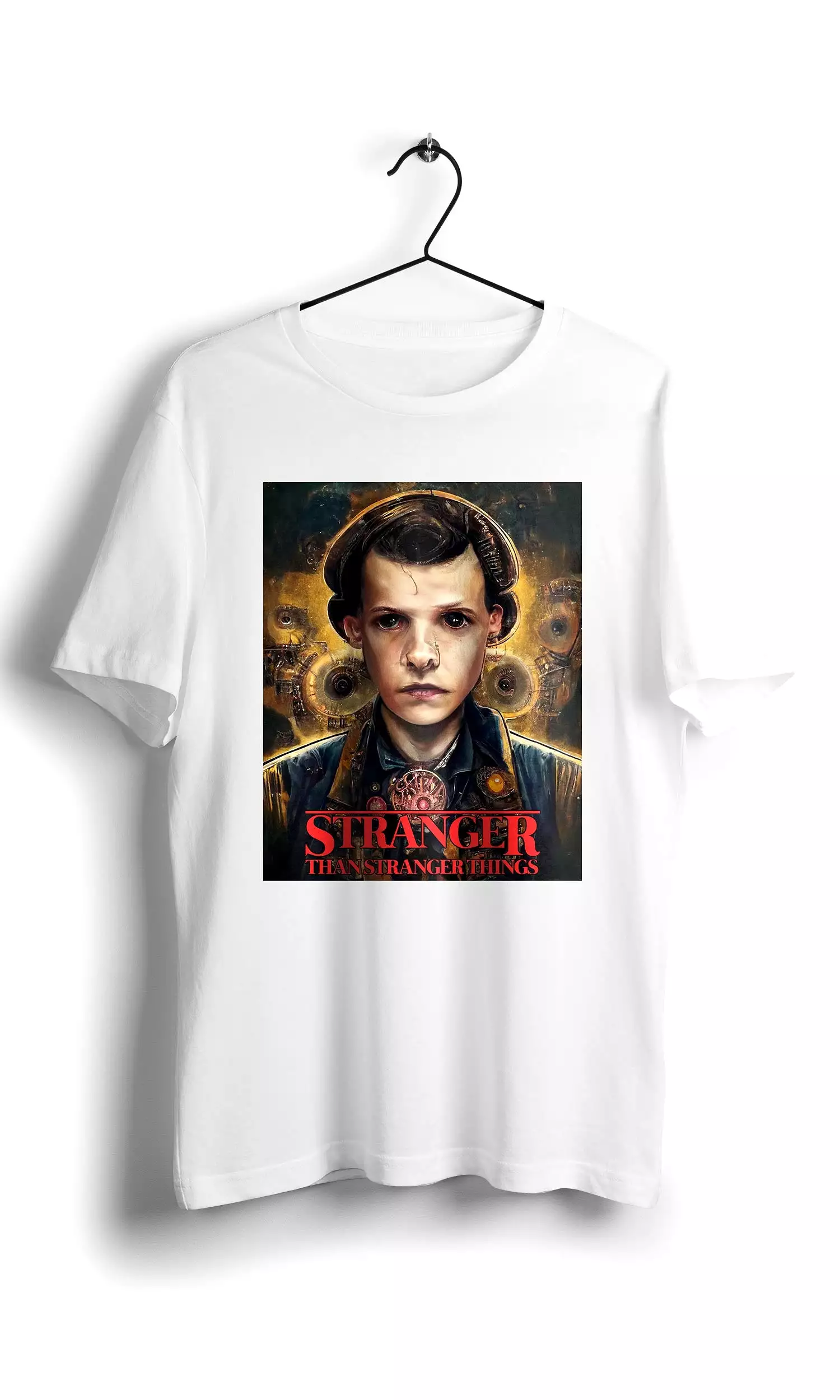 Steampunk Eleven 2 Stranger Things - Digital Graphics T-shirt White