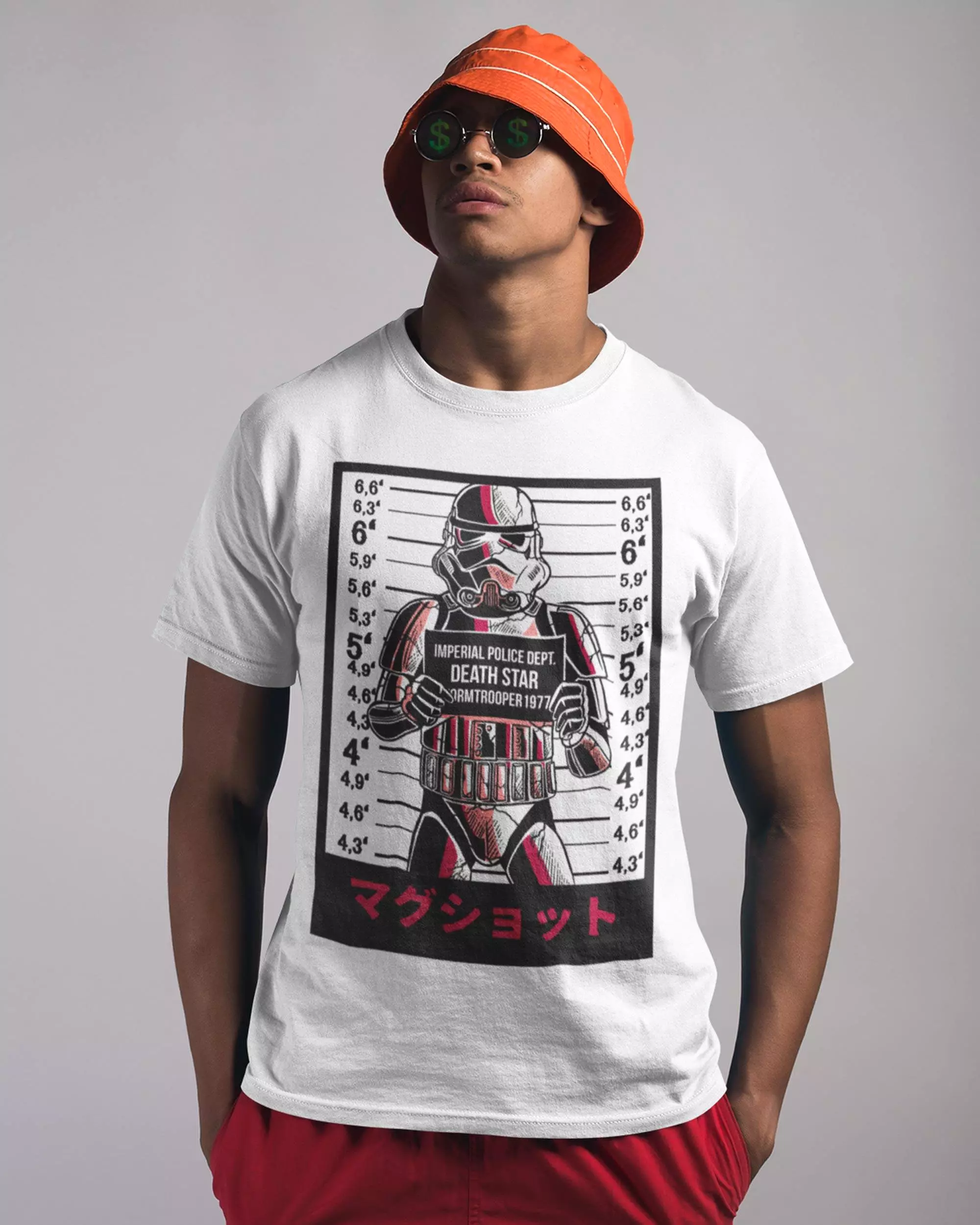 Stormtrooper Mugshot T-shirt White