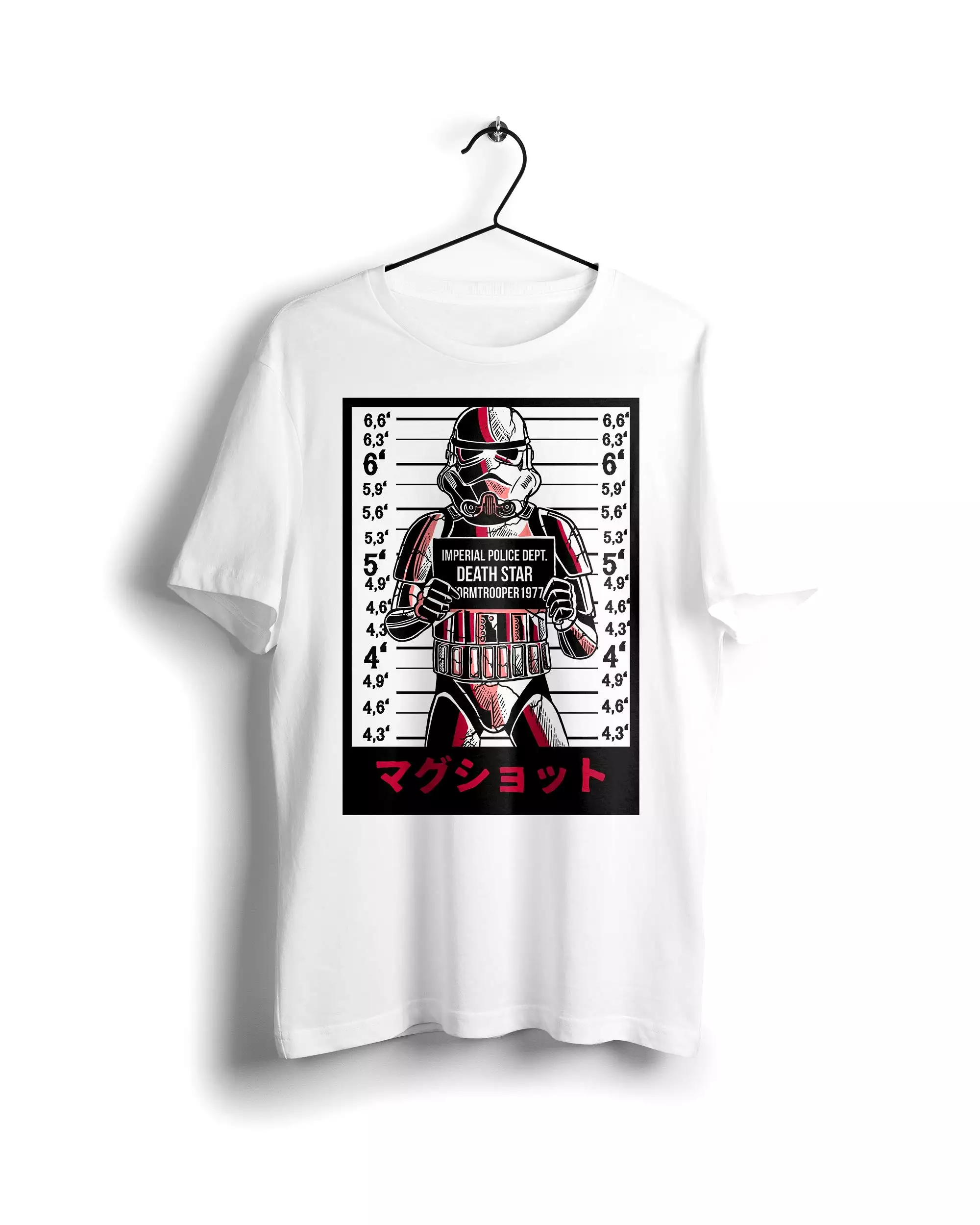 Stormtrooper Mugshot T-shirt White