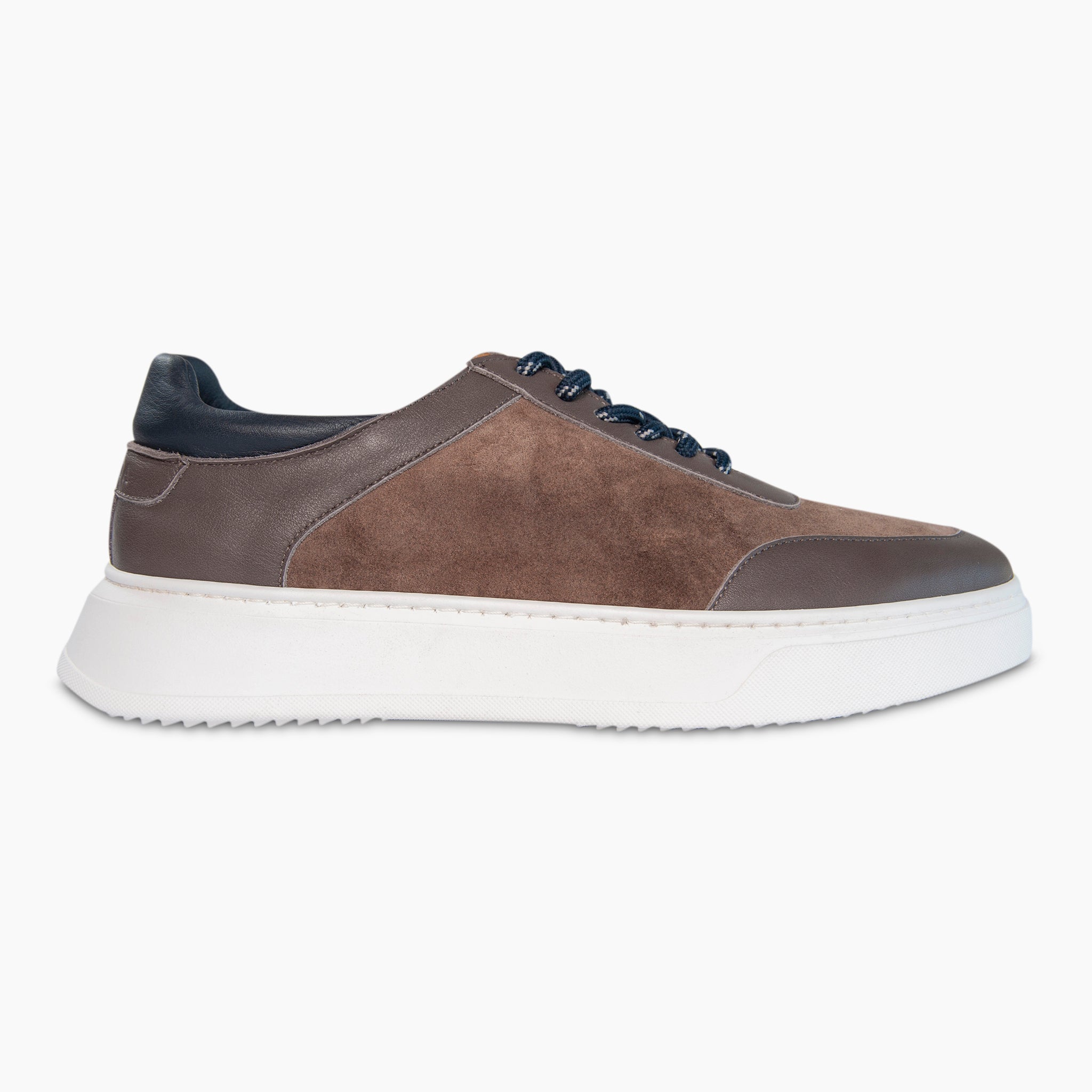 Suede leather running sneaker