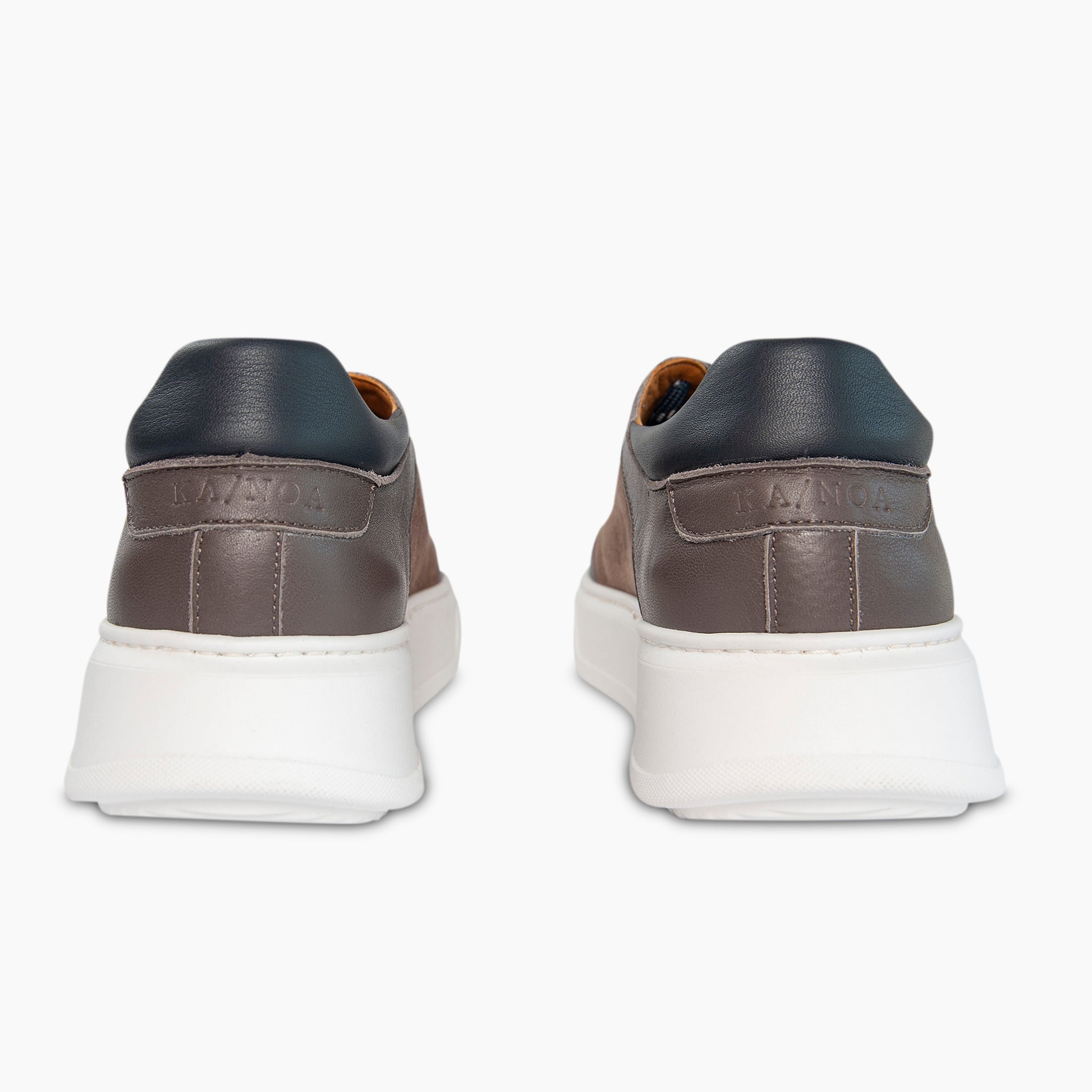 Suede leather running sneaker