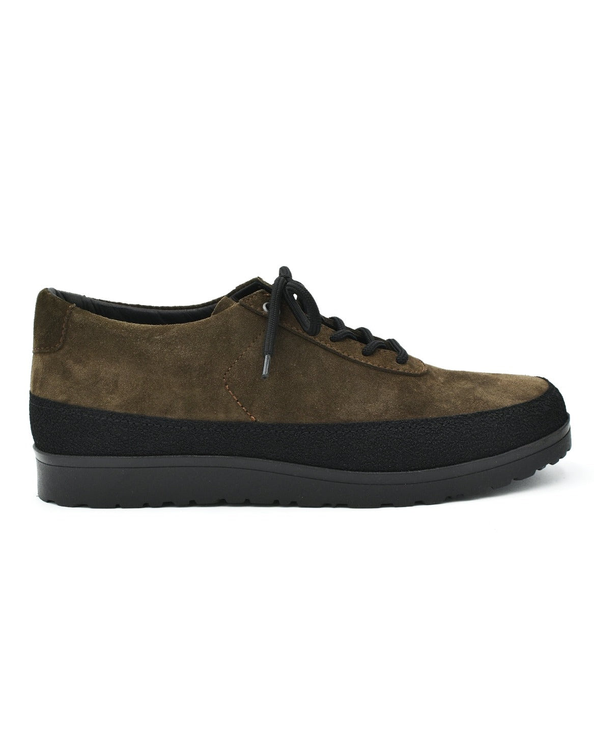 Tarvas Army Green Suede Sneaker