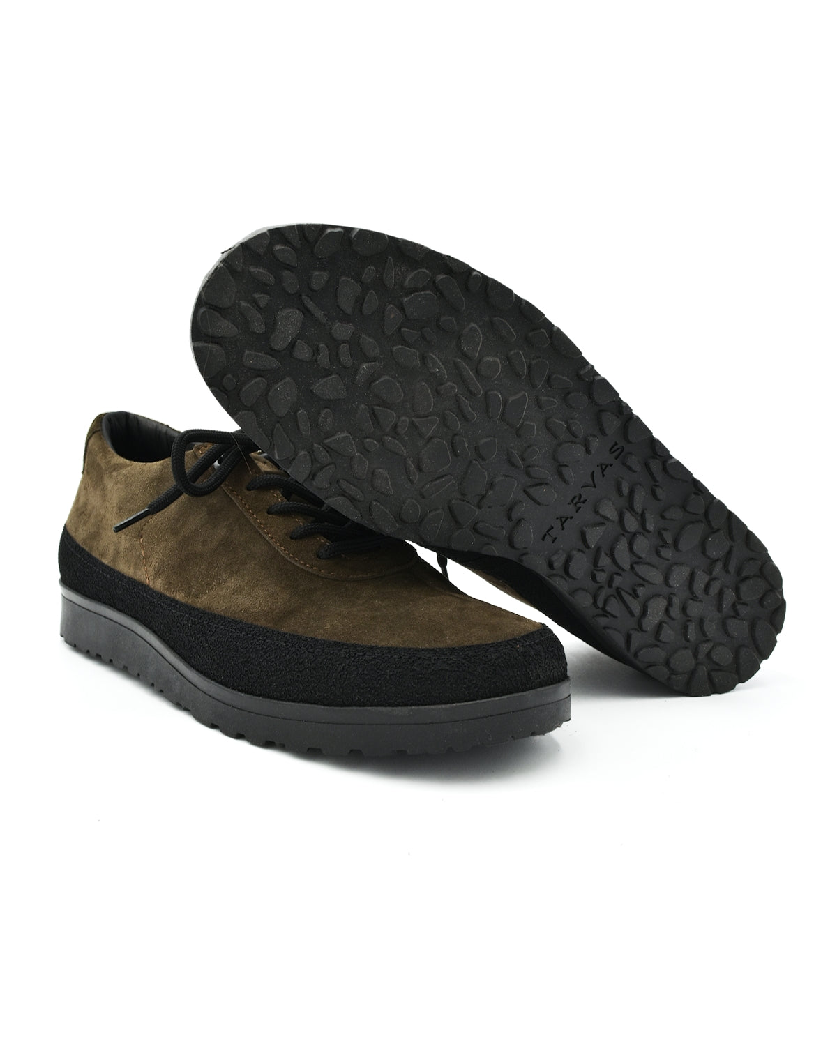 Tarvas Army Green Suede Sneaker