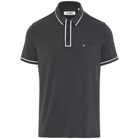 Technical Earl Nylon Stretch Polo Asphalt Grey SS24