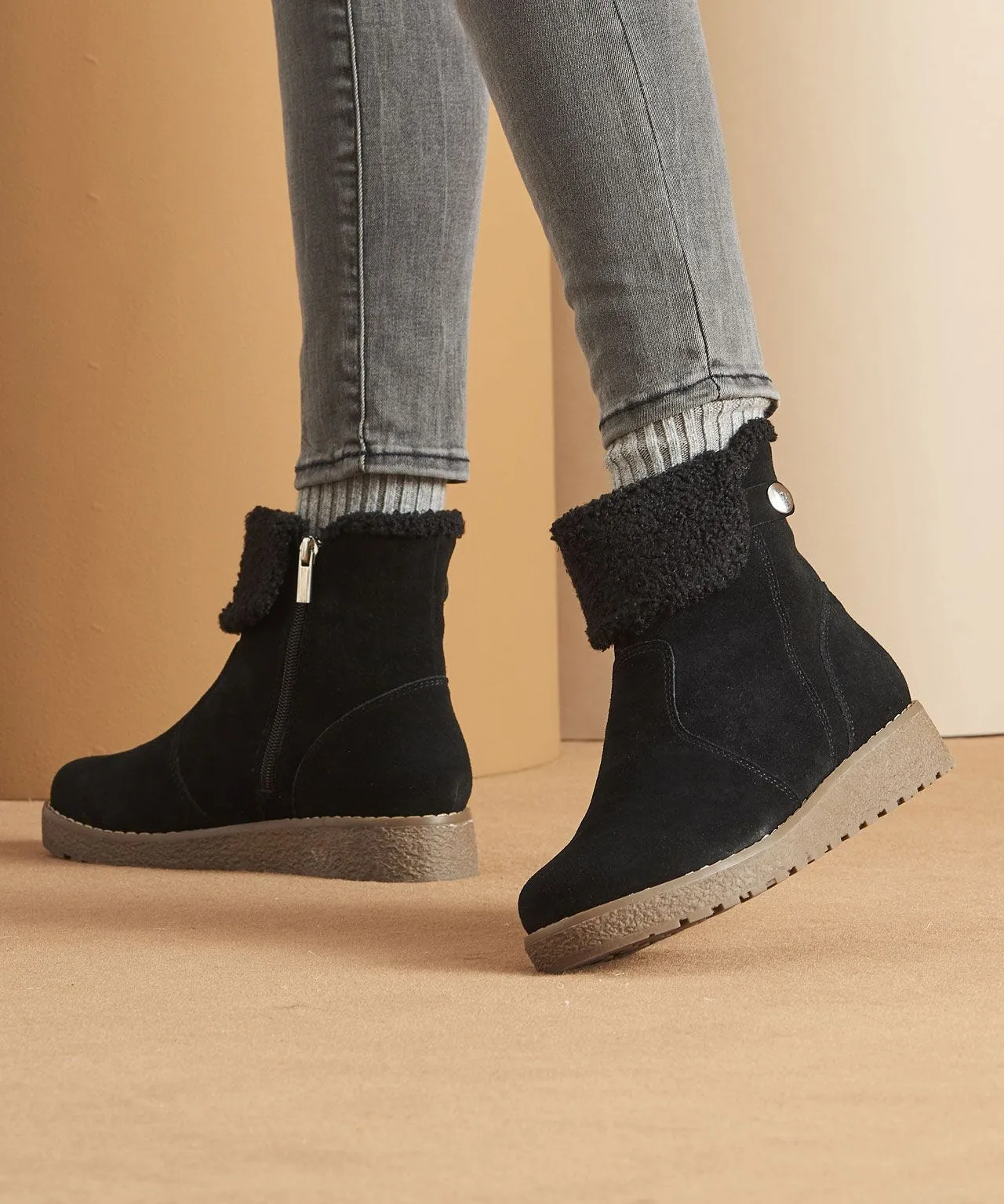 Warm Suede Boots