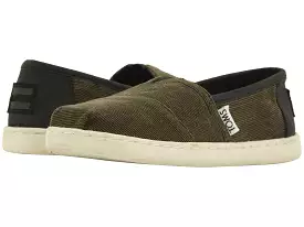 TOMS Micro Cordury Synthetic Leather Original Youth Tarmac Olive 10012703