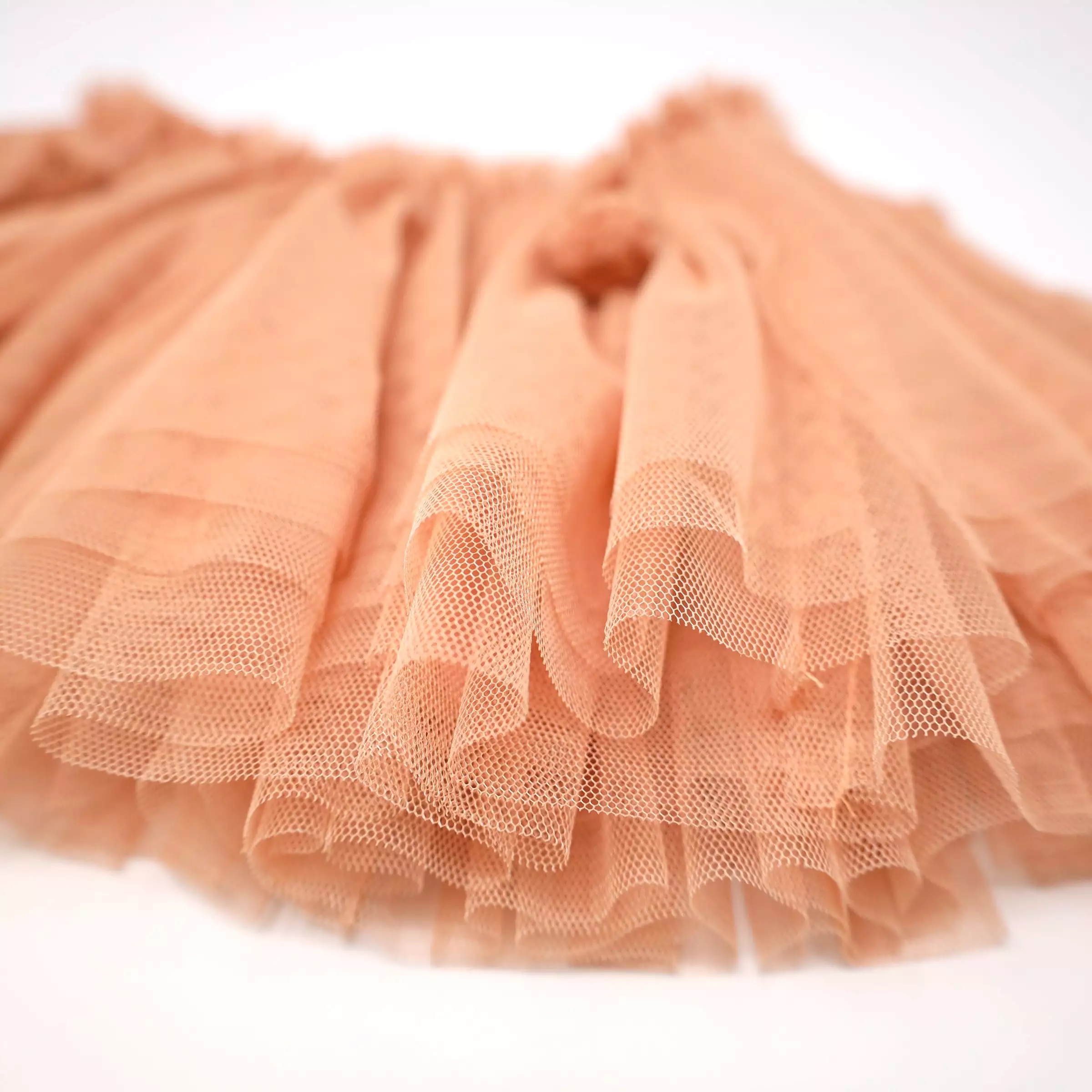 Tulle Pom Pom Frill Tutu Skirt - Vintage Pink