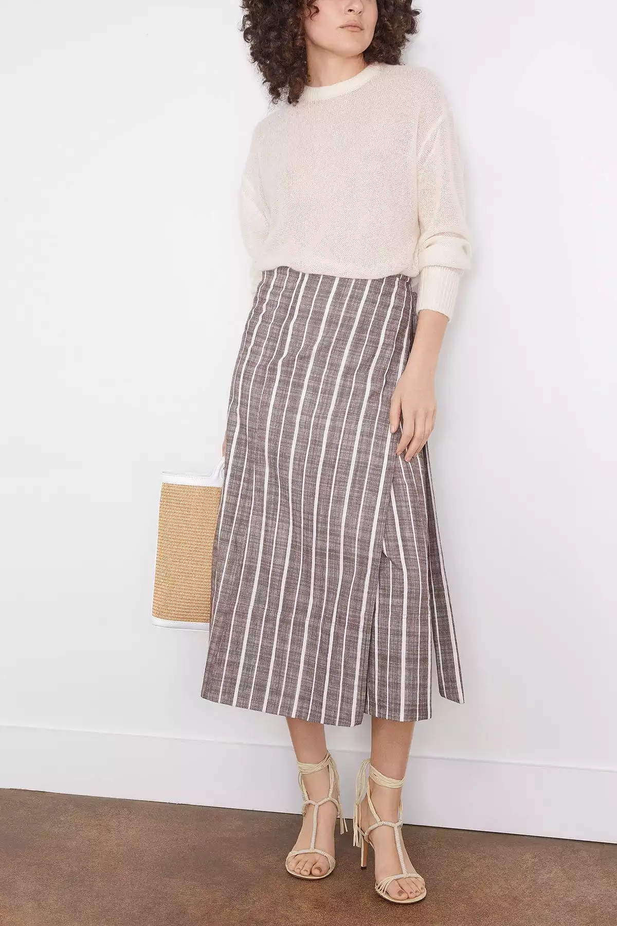 Vera Wrap Skirt Kesh Stripe - Shop Now.