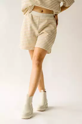 Watson Striped Shorts - Sand Color | Top Quality Shorts | Shop Now