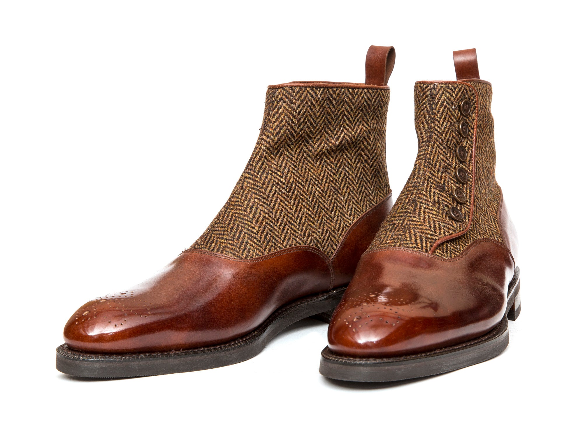 Westlake MTO Gold Museum Calf Gold Tweed NGT Last Double City Rubber - Shop Now