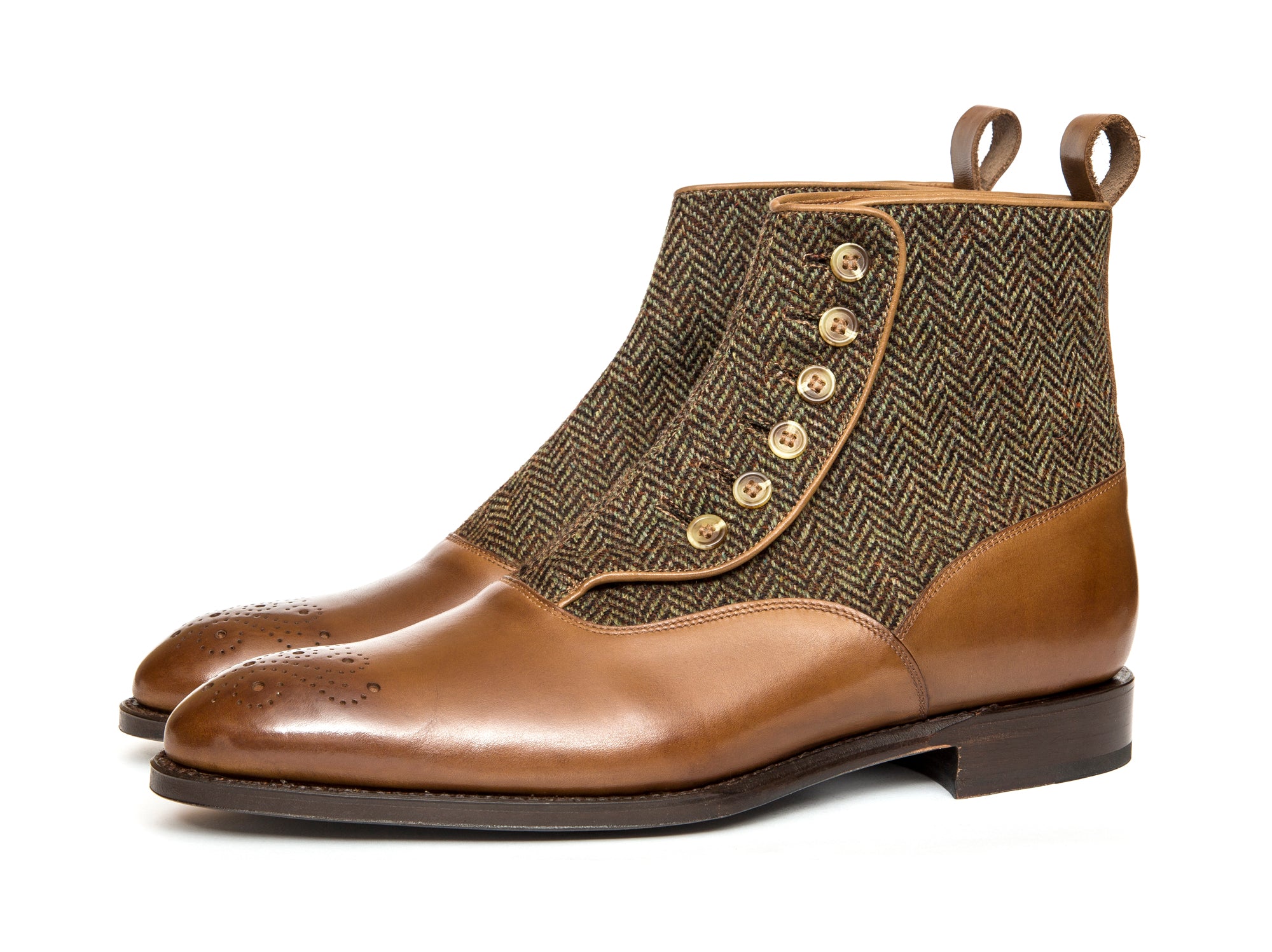 Westlake - MTO - Hazel Calf / Forest Tweed - NGT Last - Single Leather Sole - Buy Online