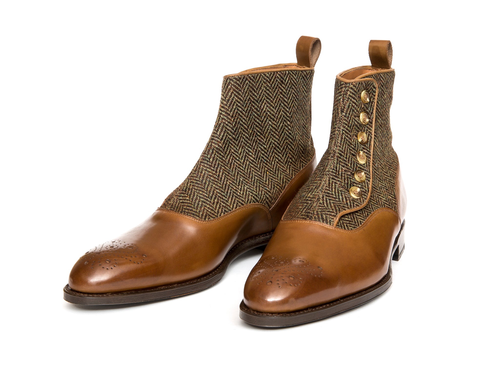 Westlake - MTO - Hazel Calf / Forest Tweed - NGT Last - Single Leather Sole - Buy Online