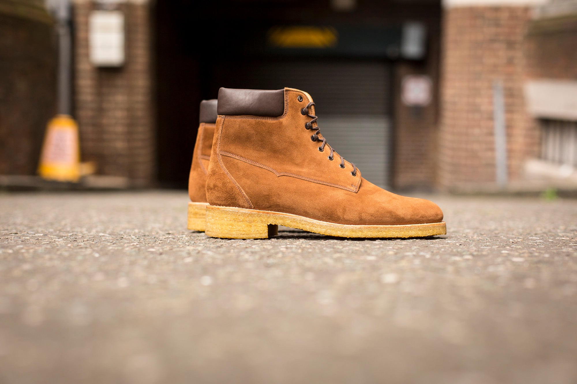 Whidbey MTO Snuff Suede NJF Last Crepe Rubber Sole - Buy Now at [website]