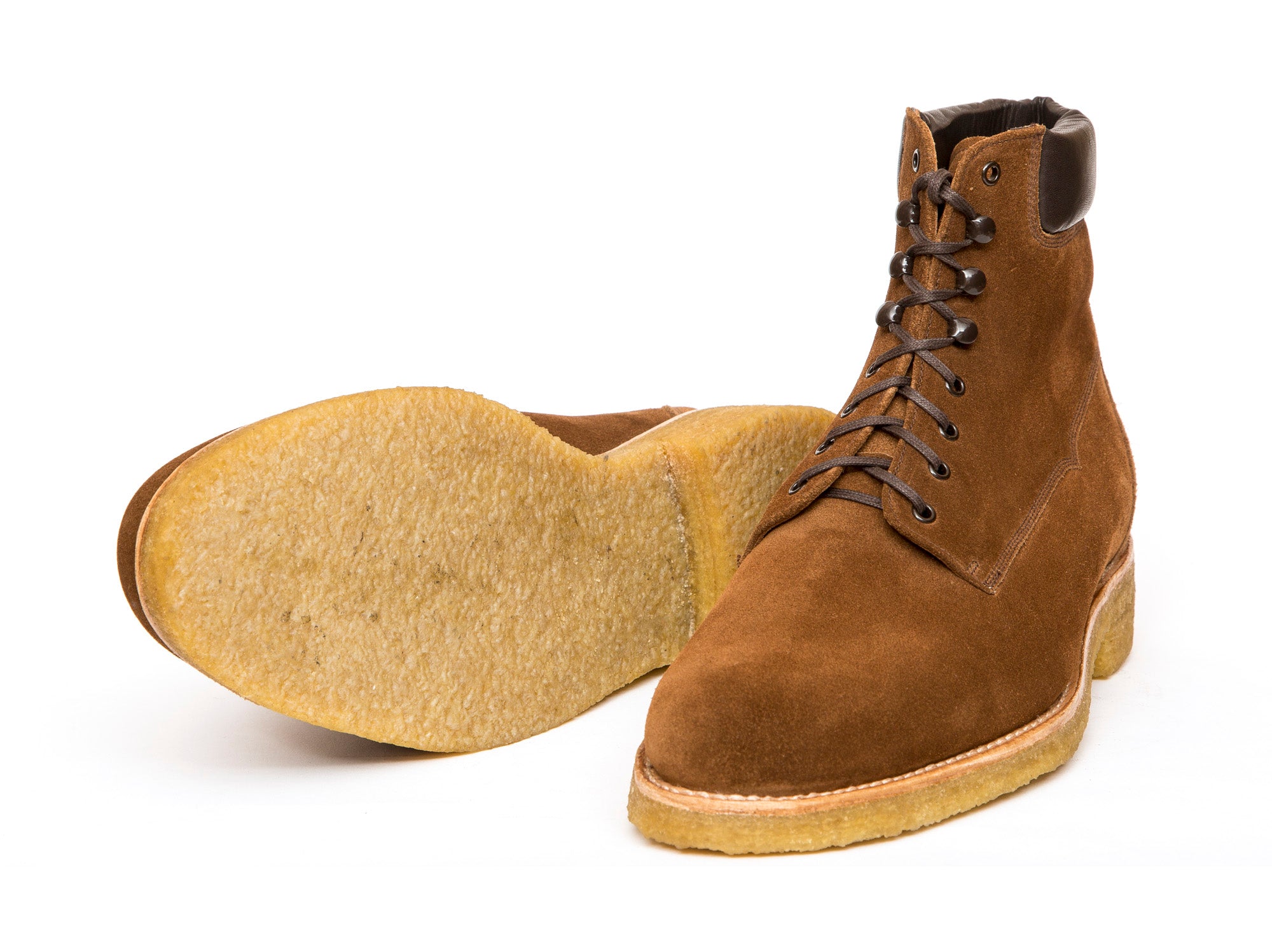 Whidbey MTO Snuff Suede NJF Last Crepe Rubber Sole - Buy Now at [website]