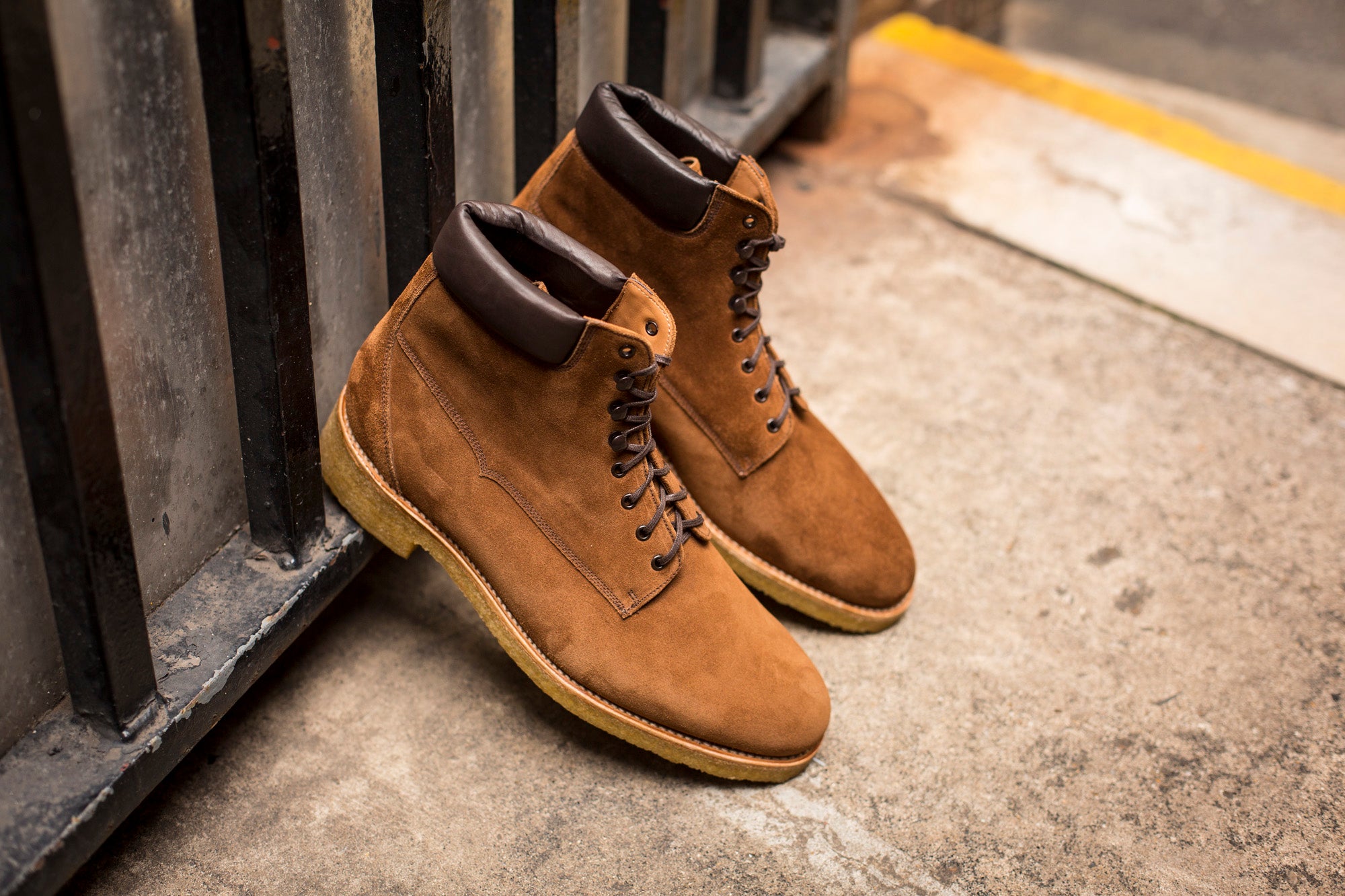 Whidbey MTO Snuff Suede NJF Last Crepe Rubber Sole - Buy Now at [website]