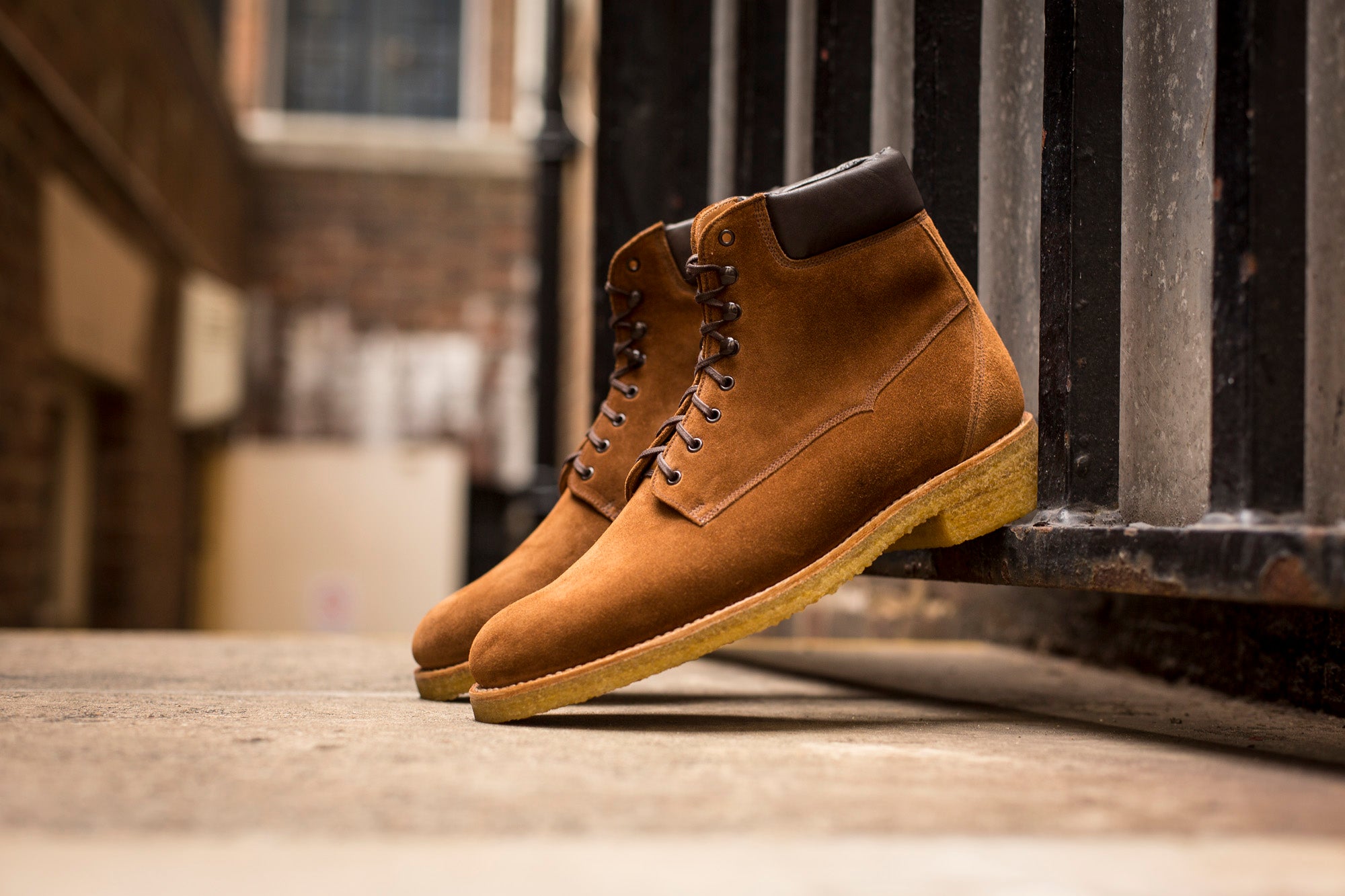 Whidbey MTO Snuff Suede NJF Last Crepe Rubber Sole - Buy Now at [website]