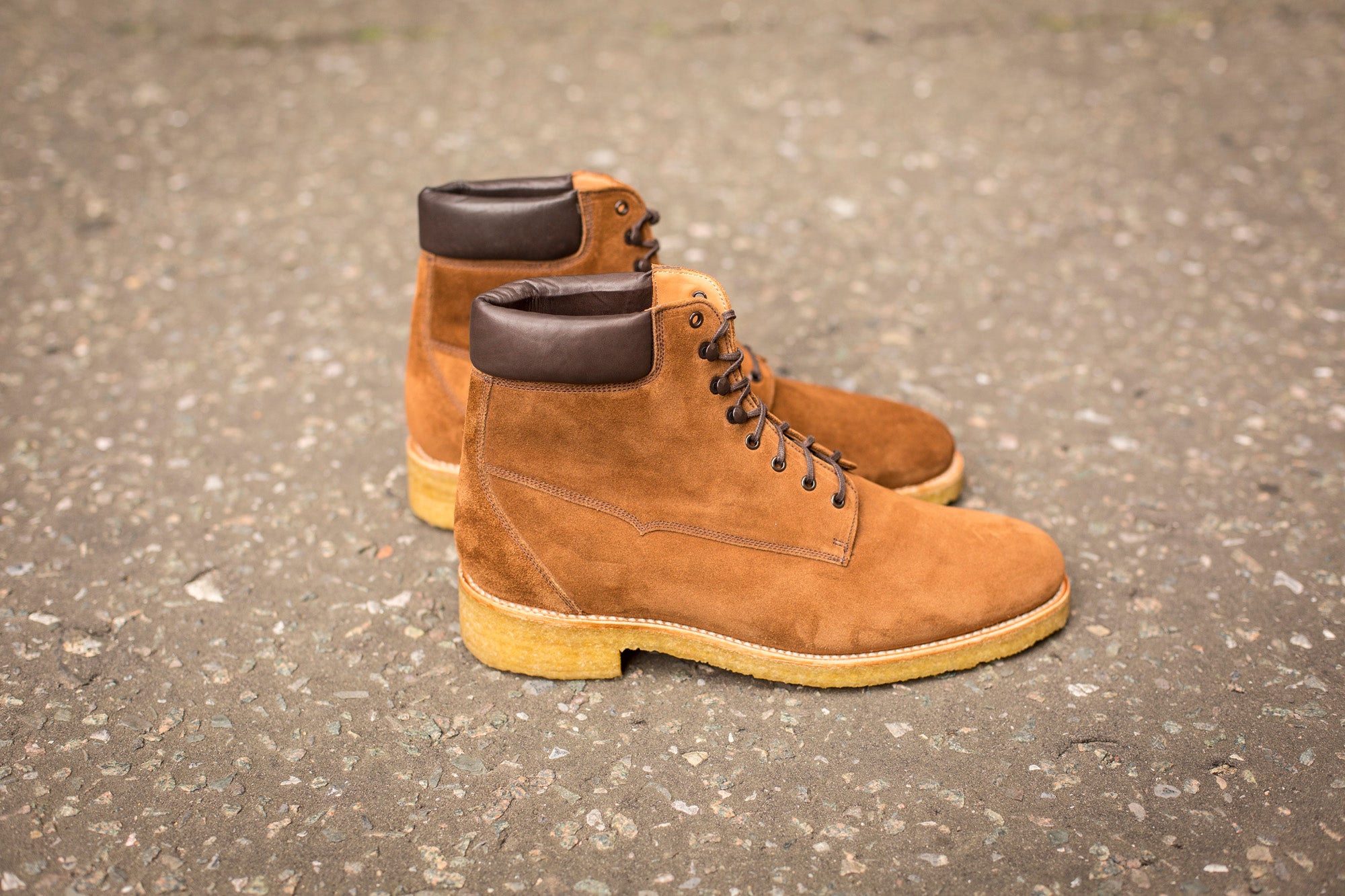 Whidbey MTO Snuff Suede NJF Last Crepe Rubber Sole - Buy Now at [website]