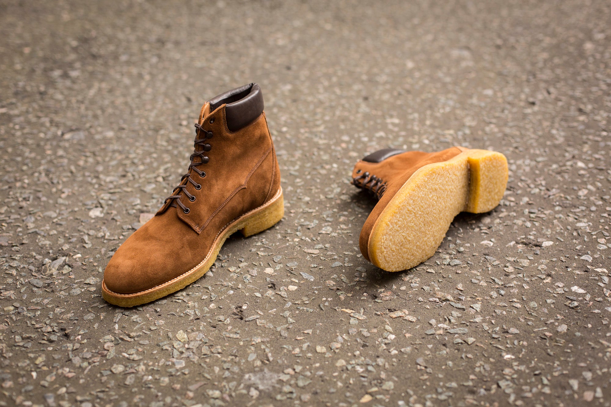 Whidbey MTO Snuff Suede NJF Last Crepe Rubber Sole - Buy Now at [website]