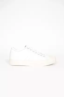 White Sneakers with Hidden Heels