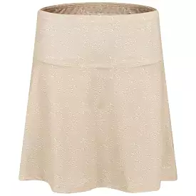 Womens Amy Regular Skort Beige with Space Dot Pattern - SS23