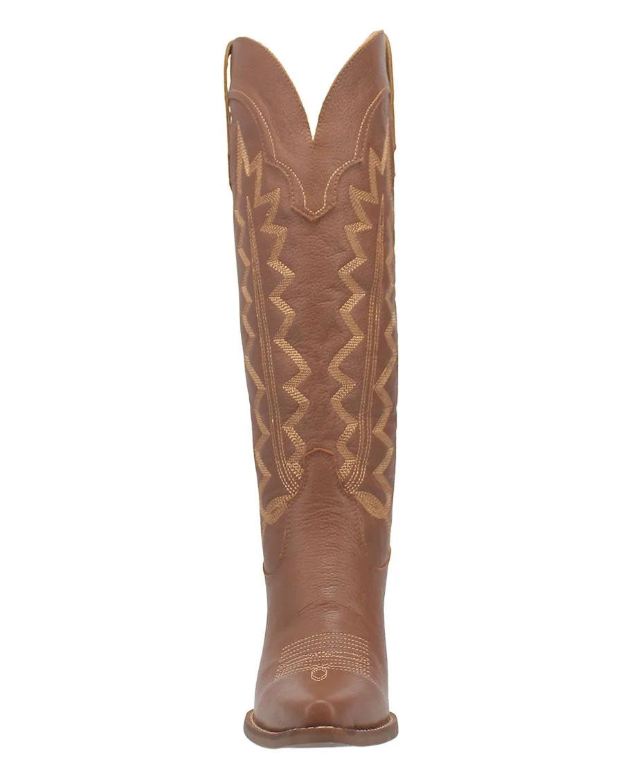 High-Quality Women's Western Cowgirl Boots made of Cotton.