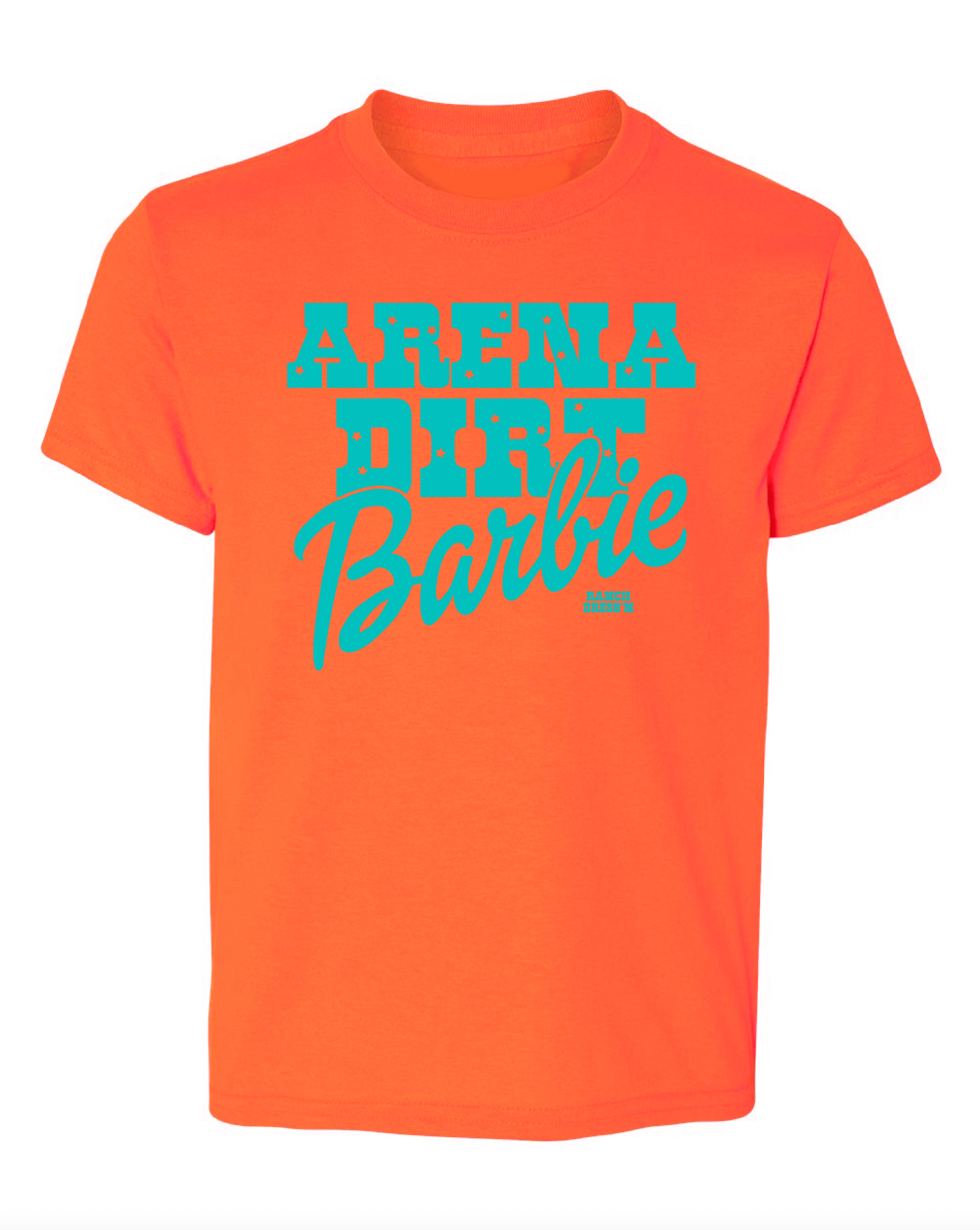 Youth Arena Dirt Barbie - Neon Candy Orange T-Shirt.