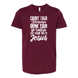 Youth Blessings Maroon T-Shirt