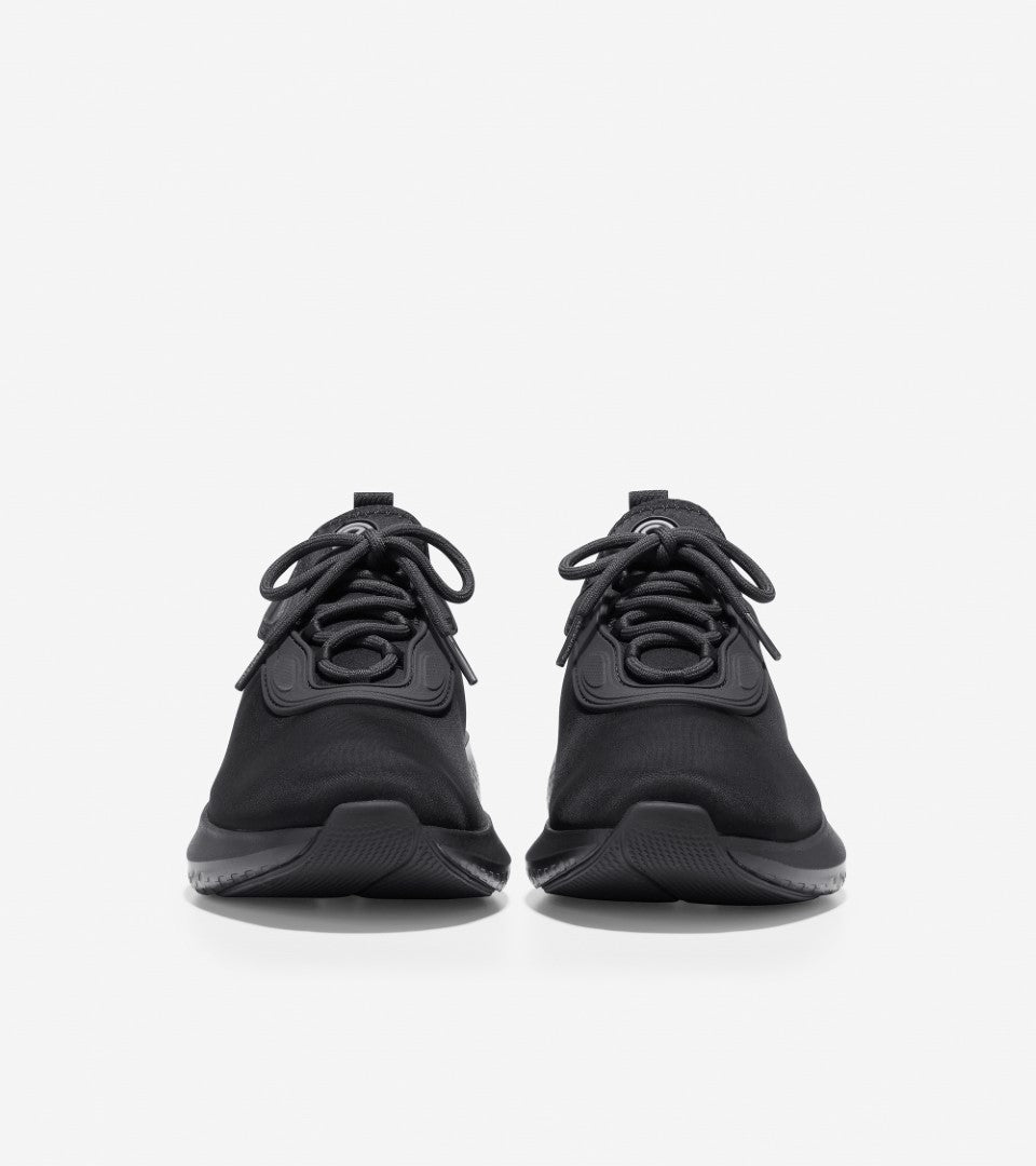 Zerogrand Black Charcoal Gray Yellow Sneaker